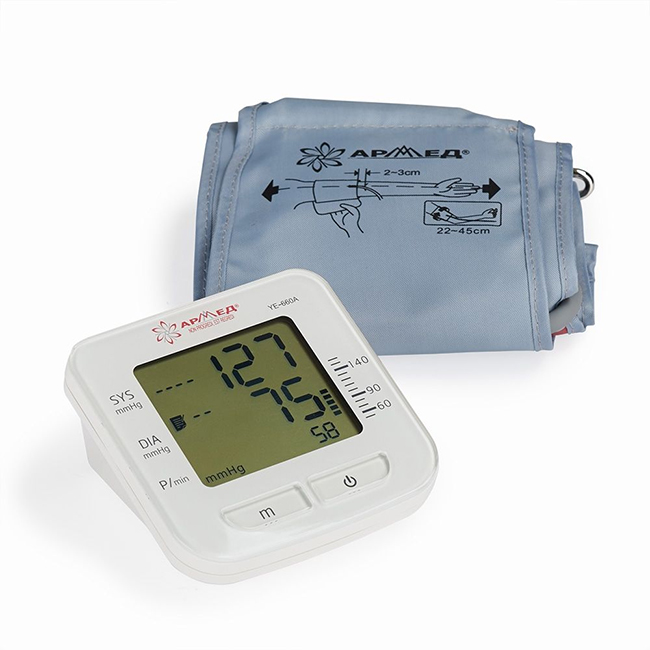 ARMED YE 660A - automatic blood pressure monitor with a large cuff